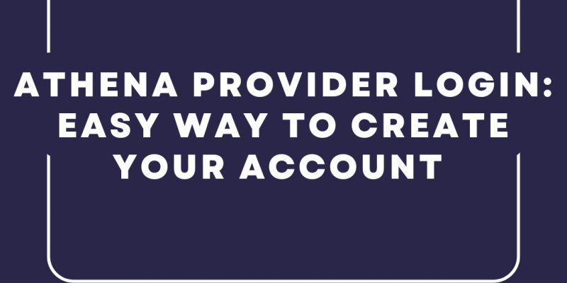 Athena provider login